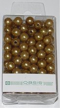 Oasis dekoran perly 8mm 144 ks zlat
