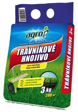 AGRO Trávníkové hnojivo 3 kg pytel s uchem