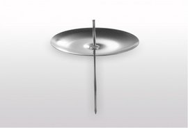 Bodec na svku 5 cm stedn, Stbrn ( S140 )
