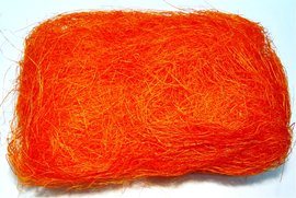 Sisálové vlákno 30g oranžové