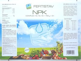 Fertistav  NPK 15-15-15 + 7SO3 + Zn  20 kg