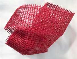 Jutov stuha 5cm x 3m - erven 1 ks