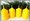 Bony Svíčka adventní 4ks - žlutá 40 x 65 mm