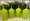 Bony Svíčka adventní 4ks -světle zelená 40 x 65 mm