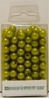 Oasis dekorační perly 8mm 144 ks světle zelené