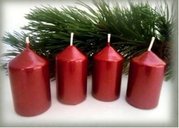 Bony Svka adventn 4ks -  metal bord 40 x 65mm