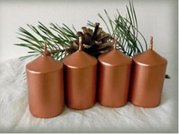 Bony Svka adventn 4ks -  metal bronz 40 x 65 mm