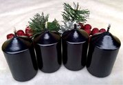Bony Svka adventn 4ks -  metal ern 40 x 65 mm
